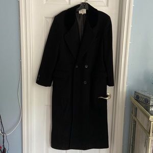 Coat black long